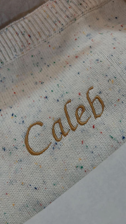 Sprinkle Knit Blanket